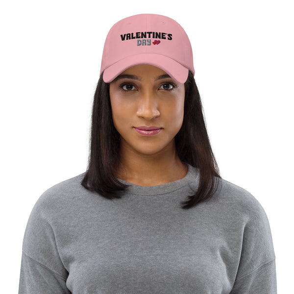 Valentine's Day Heart Dad Hat - -