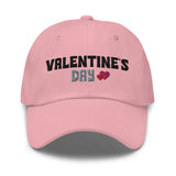 Valentine's Day Heart Dad Hat - -