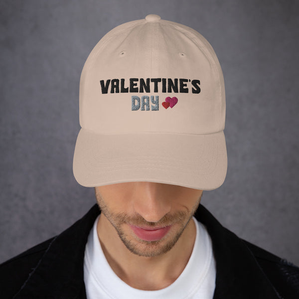 Valentine's Day Heart Dad Hat - -