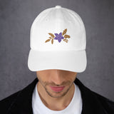 Purple Flower Dad Hat - Stylish and Sentimental - -