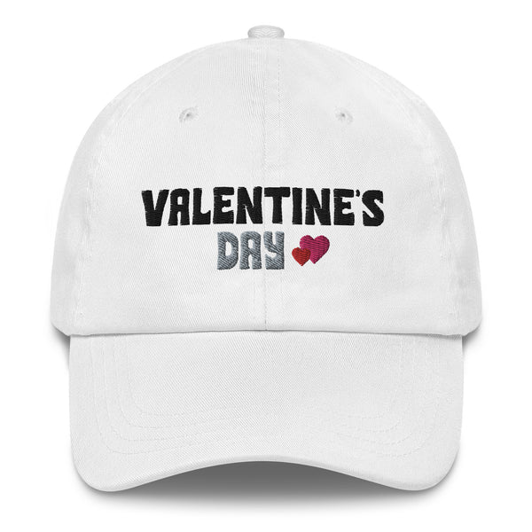 Valentine's Day Heart Dad Hat - -