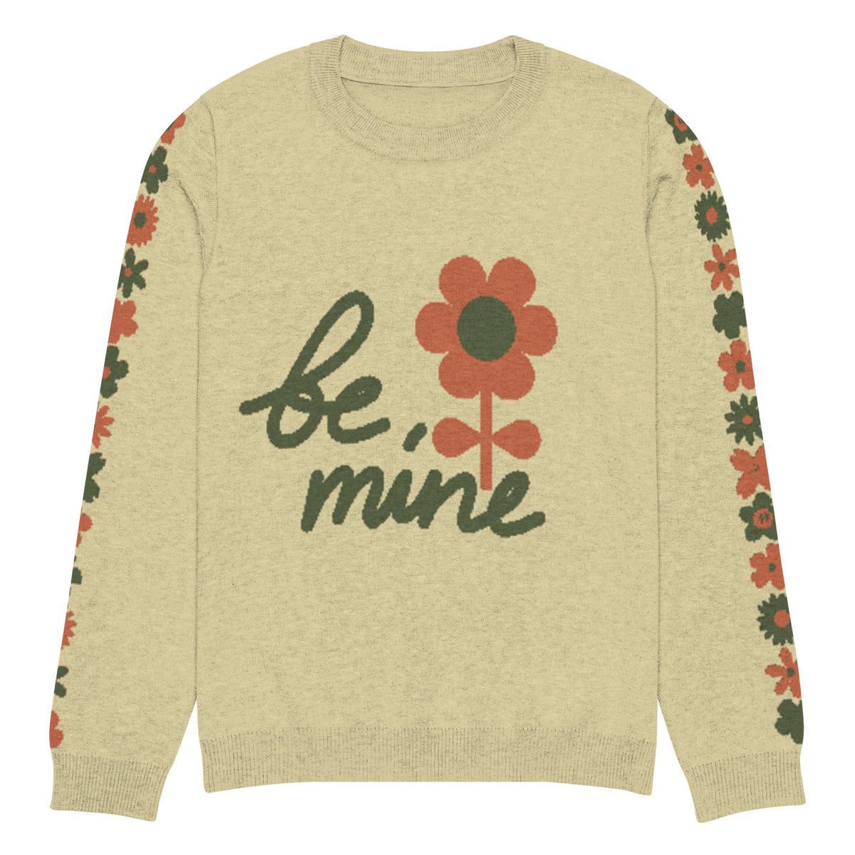 Charming Affection – Be Mine Floral Sweater - 2XS - Sweatshirts