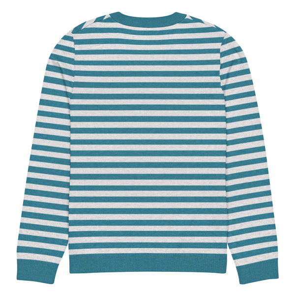 You're the Best - Cozy Striped Knit Sweater for Everyday Positivity - - Sweatshirts