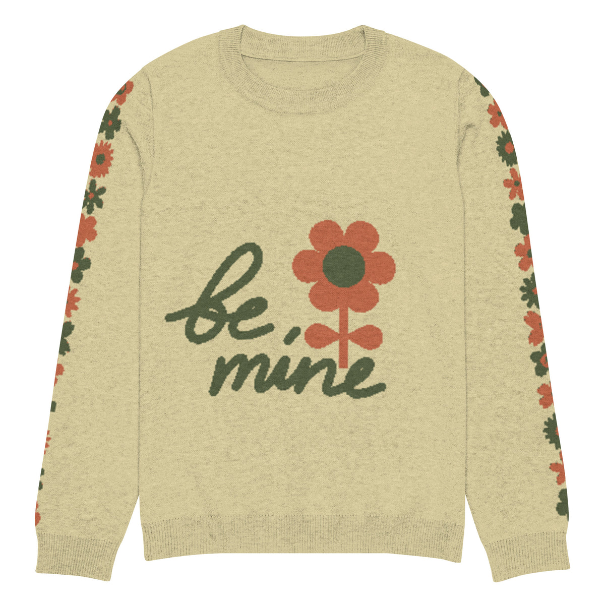 Charming Affection – Be Mine Floral Sweater - 3XS - Sweatshirts