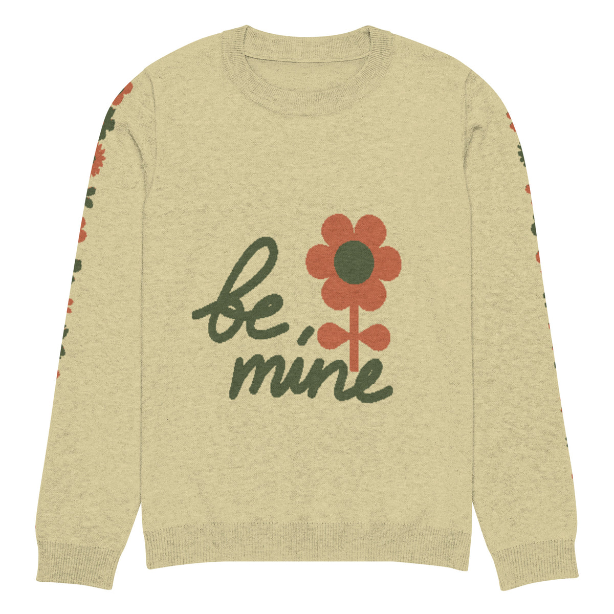 Charming Affection – Be Mine Floral Sweater - L - Sweatshirts