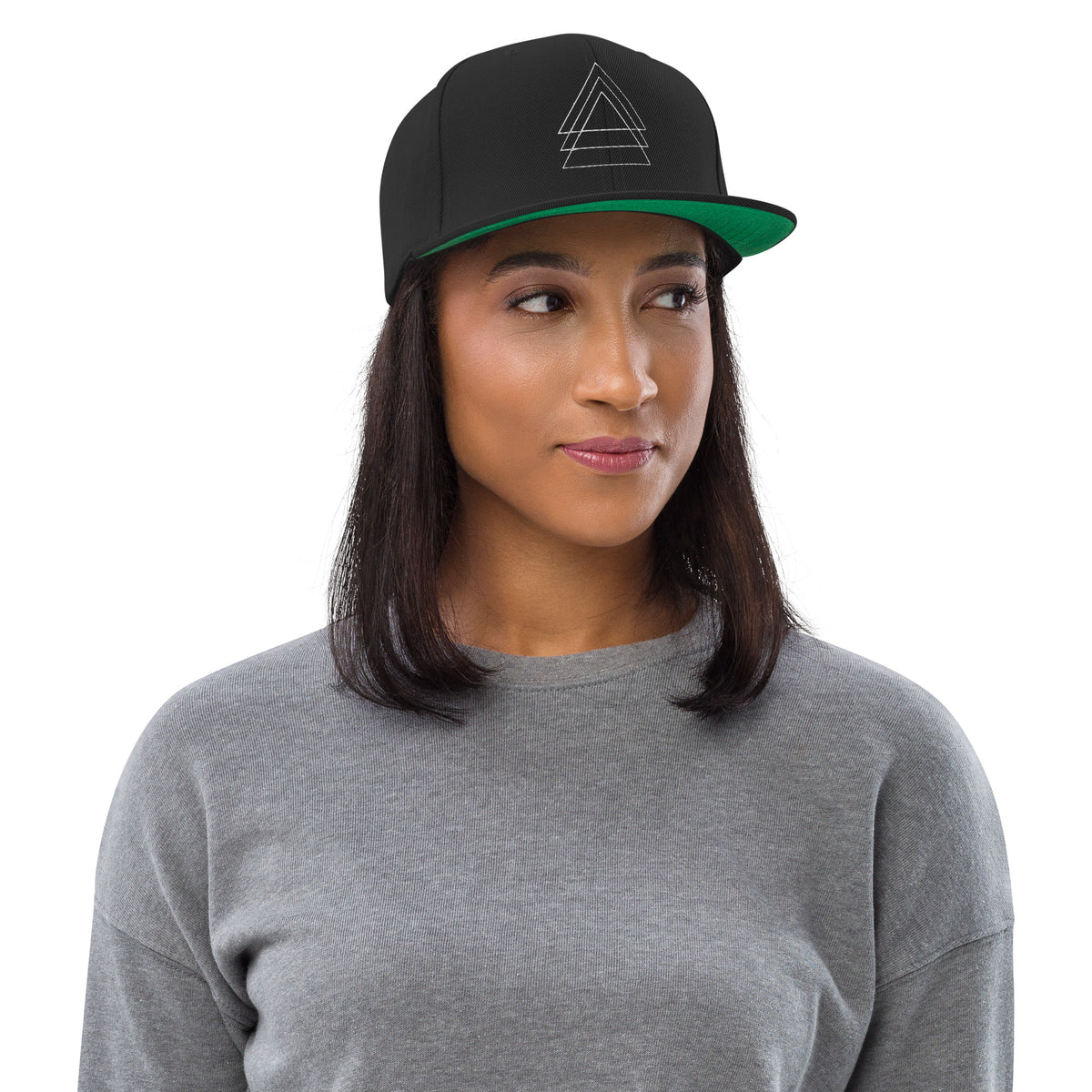 Triangle Fusion Snapback - Elevate Your Style - -