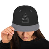 Triangle Fusion Snapback - Elevate Your Style - -