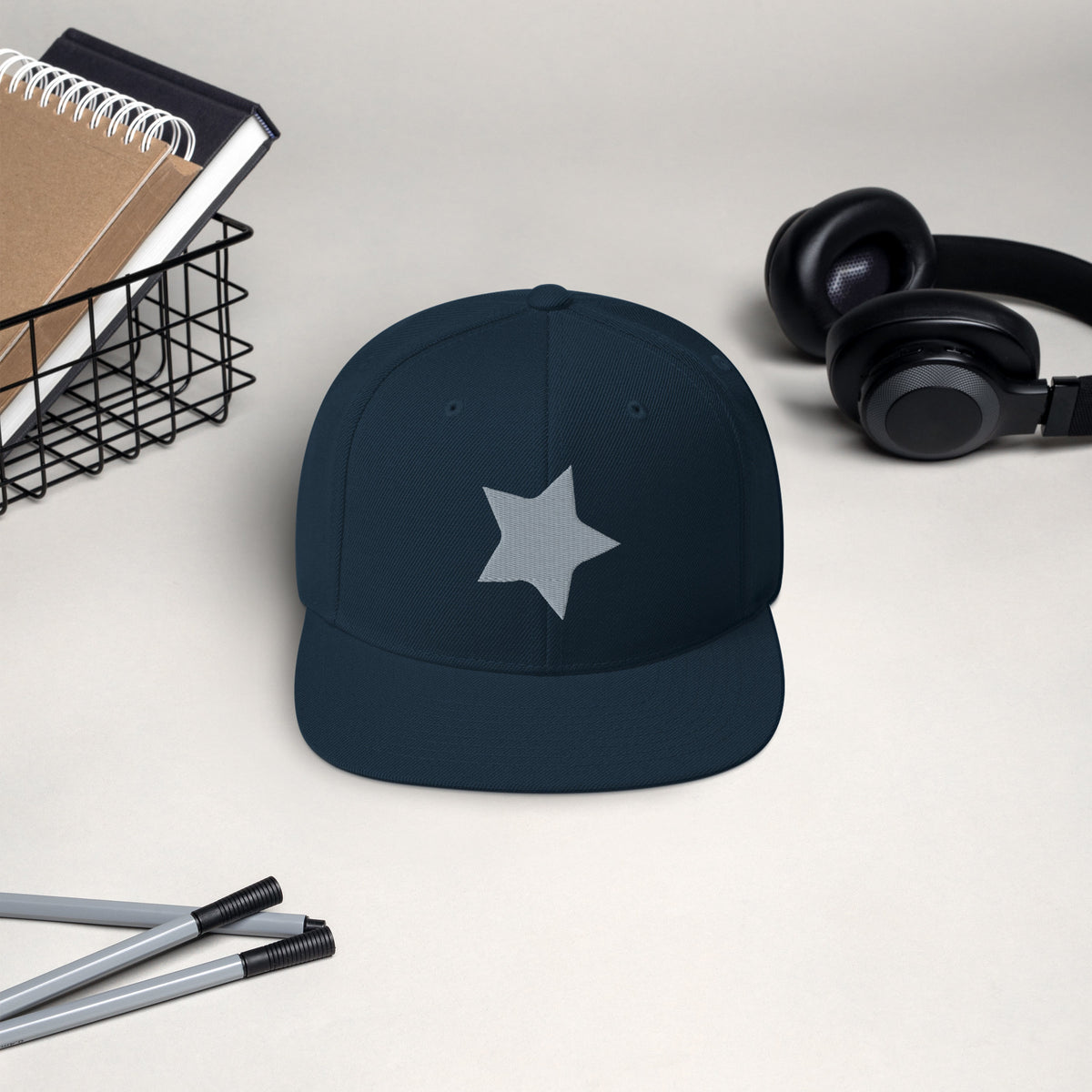 Starry Snapback - Embrace the Night Sky - Dark Navy -