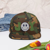 Spread Joy Everywhere - Smiley Face Snapback Hat - -