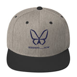 Serene Butterfly Snapback Hat - -