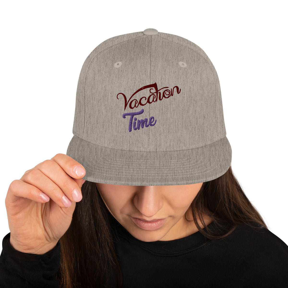 Embrace Vacation Vibes - Vocation Time Snapback Hat - - Hats