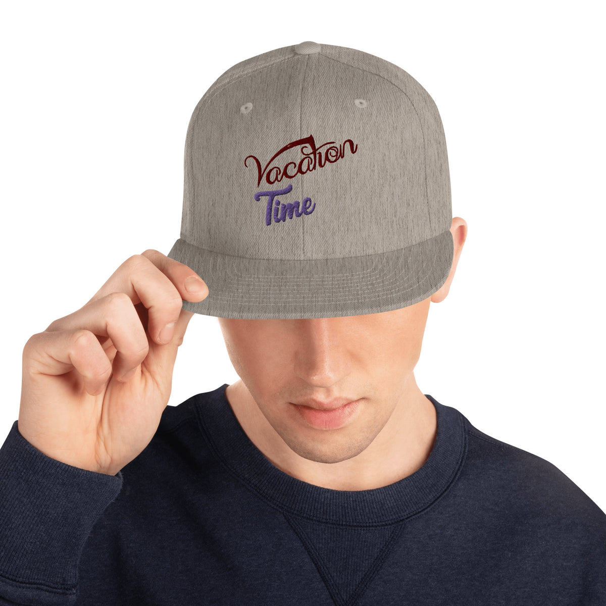 Embrace Vacation Vibes - Vocation Time Snapback Hat - - Hats