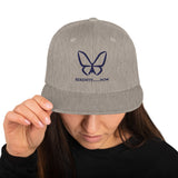 Serene Butterfly Snapback Hat - -