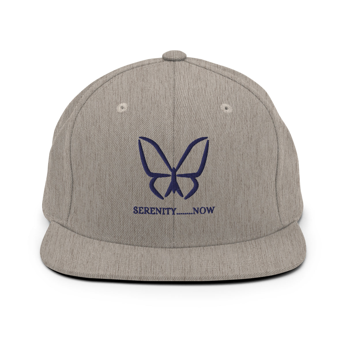 Serene Butterfly Snapback Hat - -