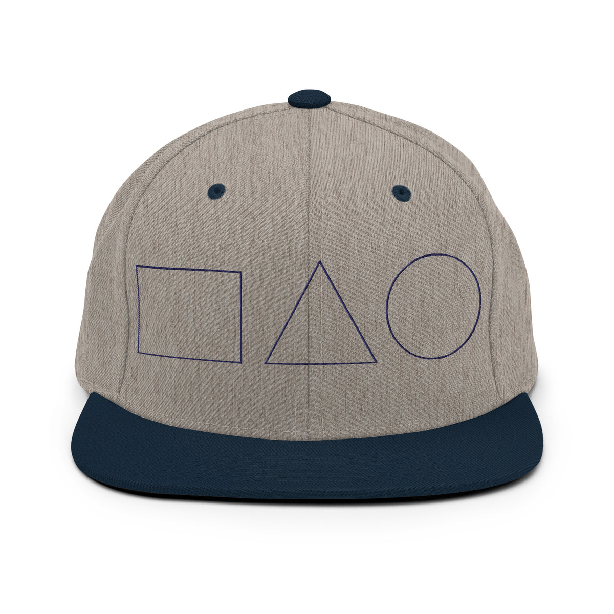 Geometric Fusion Snapback Hat - -