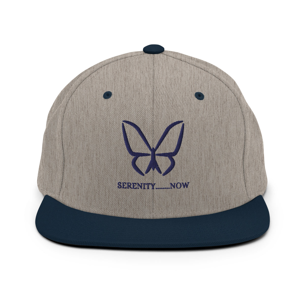 Serene Butterfly Snapback Hat - -