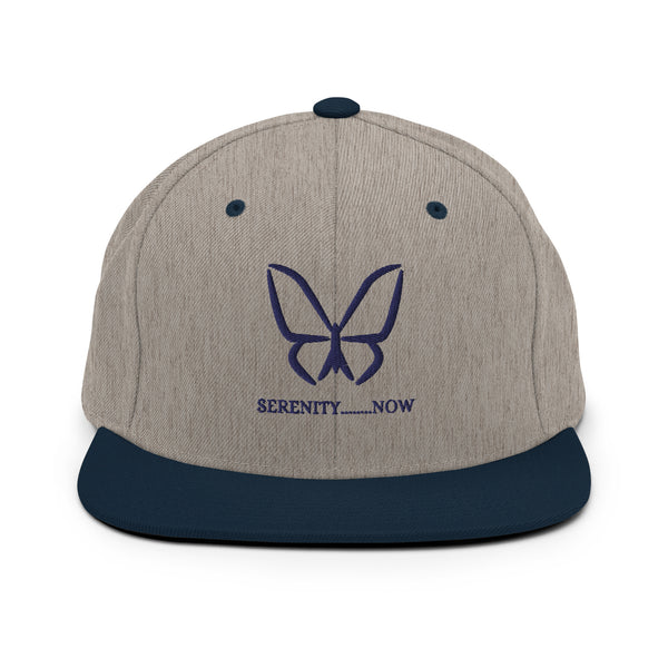 Serene Butterfly Snapback Hat - -