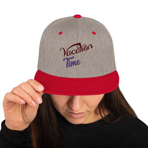 Embrace Vacation Vibes - Vocation Time Snapback Hat - - Hats