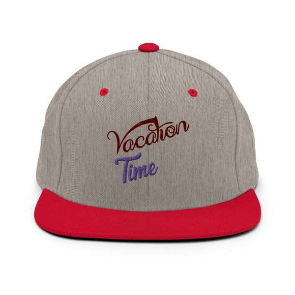 Embrace Vacation Vibes - Vocation Time Snapback Hat - - Hats