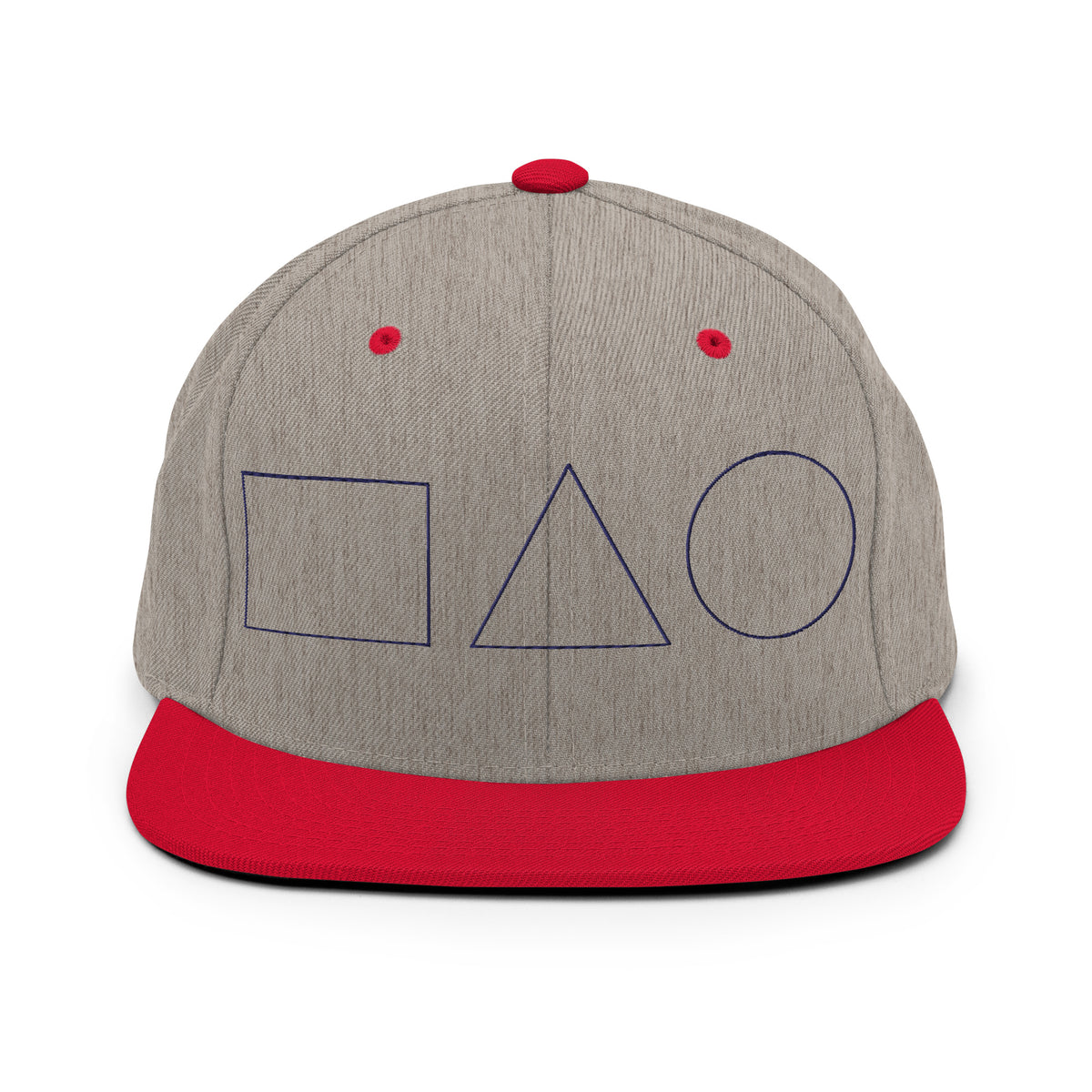 Geometric Fusion Snapback Hat - -