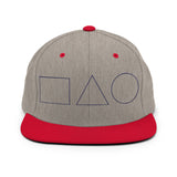 Geometric Fusion Snapback Hat - -