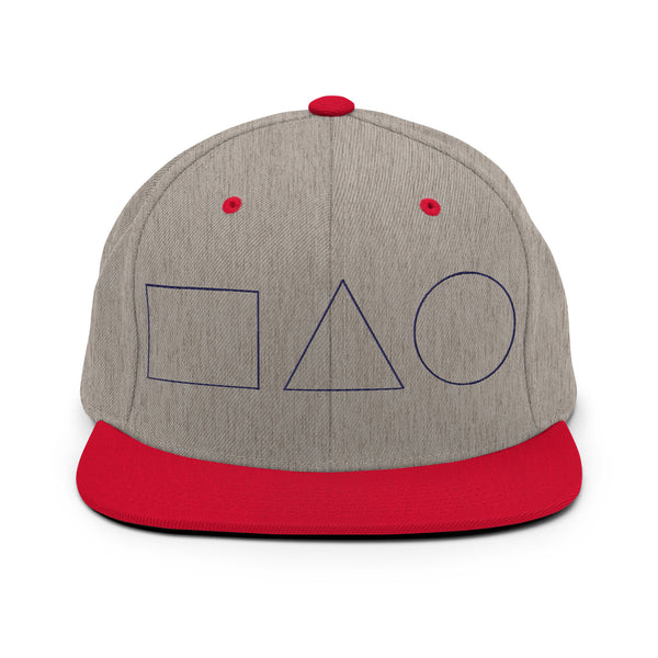 Geometric Fusion Snapback Hat - -