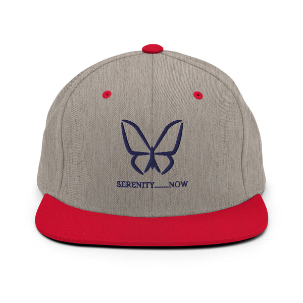 Serene Butterfly Snapback Hat - -