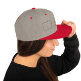 Geometric Fusion Snapback Hat - -