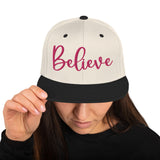 Believe Snapback Hat - Wear Your Inspiration - - Caps