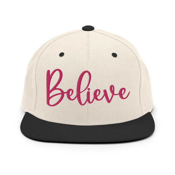 Believe Snapback Hat - Wear Your Inspiration - - Caps