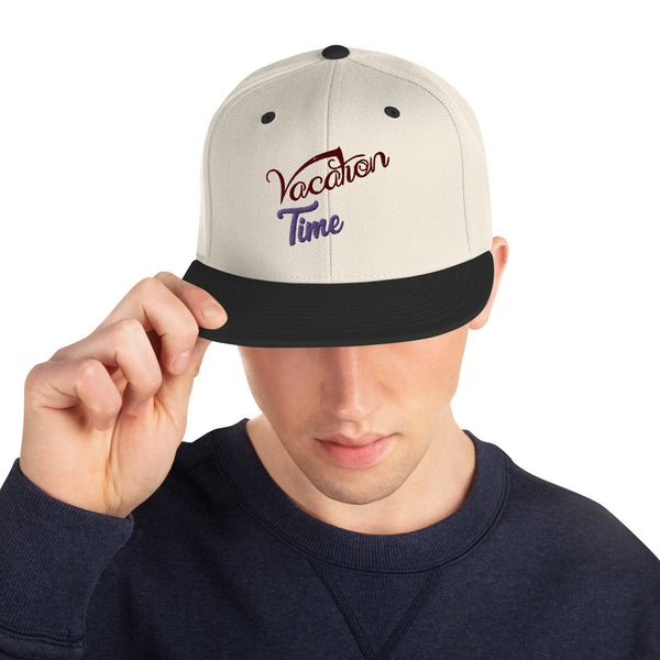 Embrace Vacation Vibes - Vocation Time Snapback Hat - - Hats