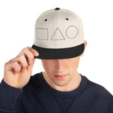 Geometric Fusion Snapback Hat - -