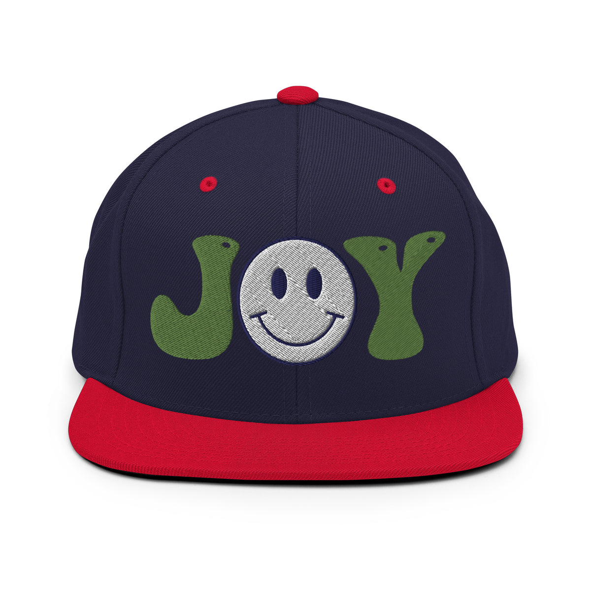 Spread Joy Everywhere - Smiley Face Snapback Hat - -