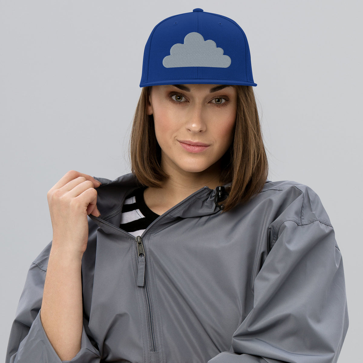 Cloudscape Snapback - Wearable Memories Await - Royal Blue - Hats