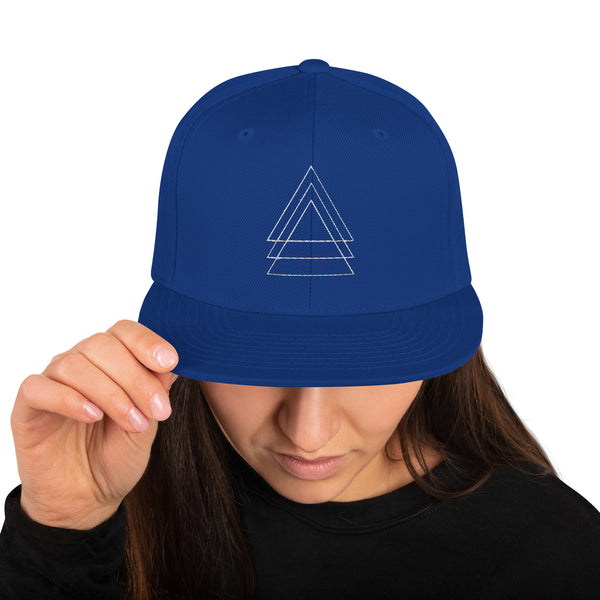 Triangle Fusion Snapback - Elevate Your Style - -