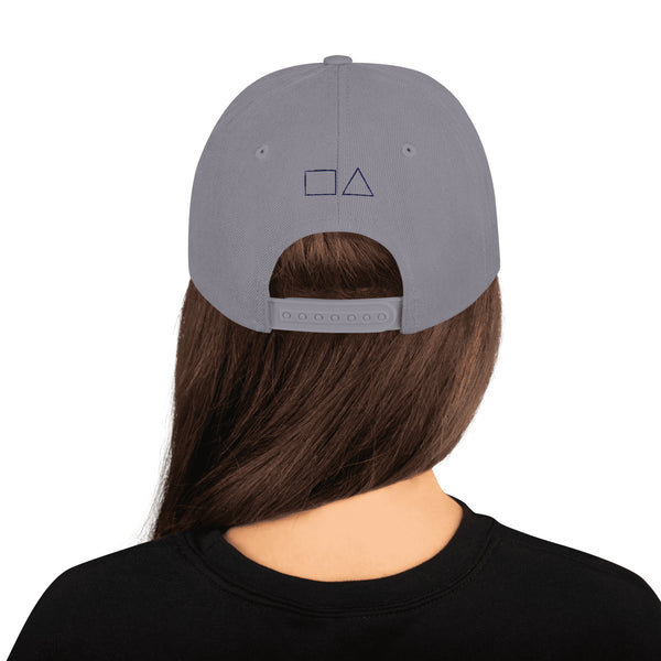 Geometric Fusion Snapback Hat - -