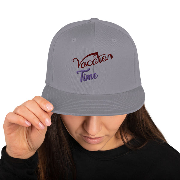 Embrace Vacation Vibes - Vocation Time Snapback Hat - - Hats