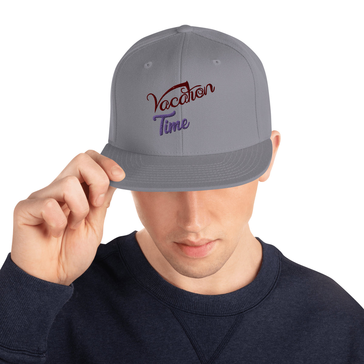 Embrace Vacation Vibes - Vocation Time Snapback Hat - - Hats