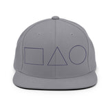 Geometric Fusion Snapback Hat - -