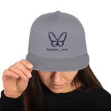 Serene Butterfly Snapback Hat - -