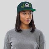 Spread Joy Everywhere - Smiley Face Snapback Hat - -