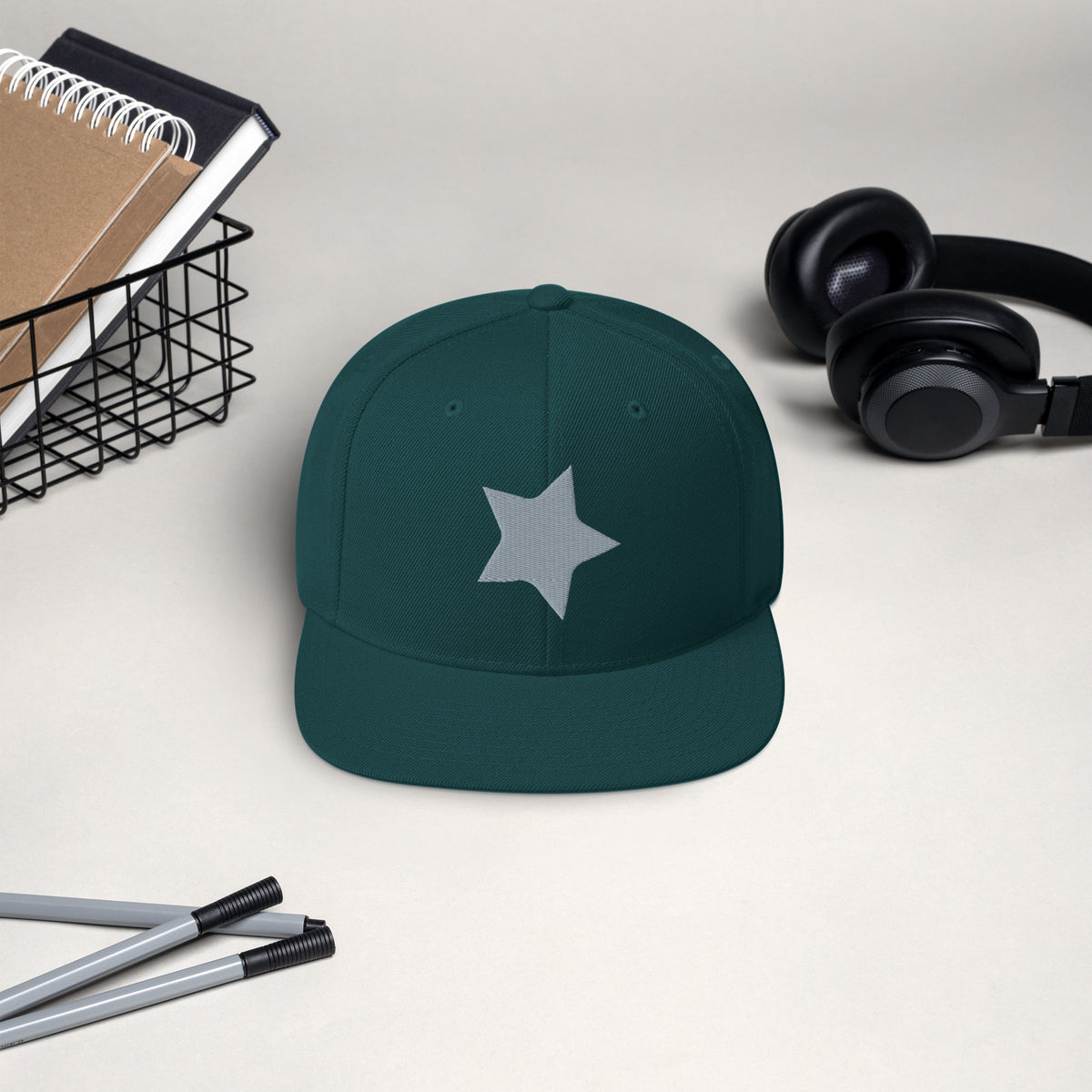 Starry Snapback - Embrace the Night Sky - Spruce -