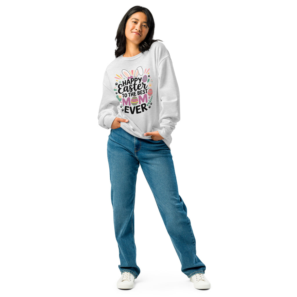 Happy Easter to the Best Mom Ever – Cozy Sweatshirt - Ash - Sweatshirt