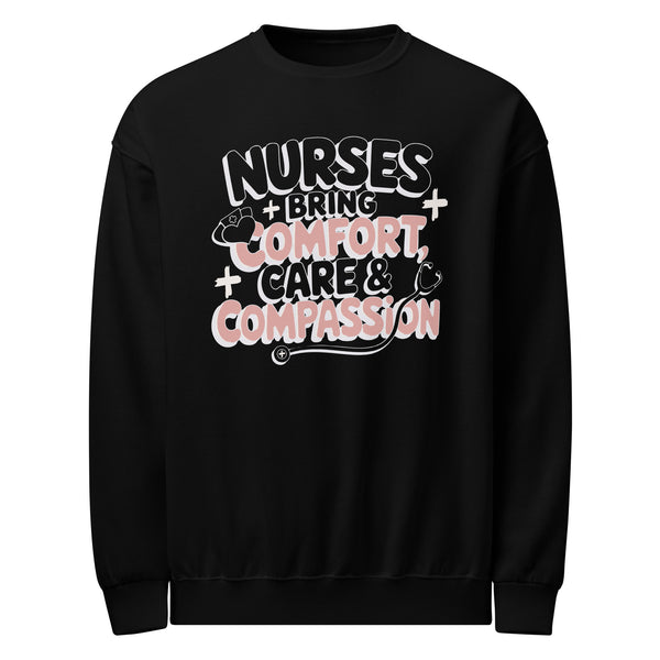 Honoring Angels in Scrubs - Thank You Nurse - NuBlend® - Black - Sweatshirts