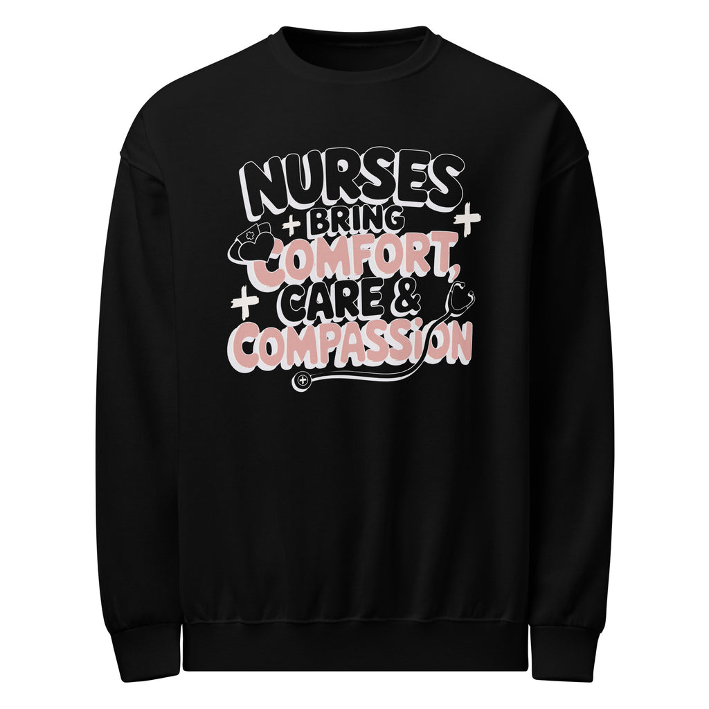 Honoring Angels in Scrubs - Thank You Nurse - NuBlend® - Black - Sweatshirts