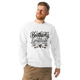 Brotherly Gratitude Crew Sweatshirt – Gift for Brothers - - Sweatshirts