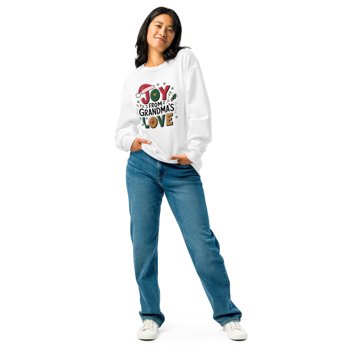 Cozy Holiday Sweatshirt for Grandma’s Love - - Sweatshirts