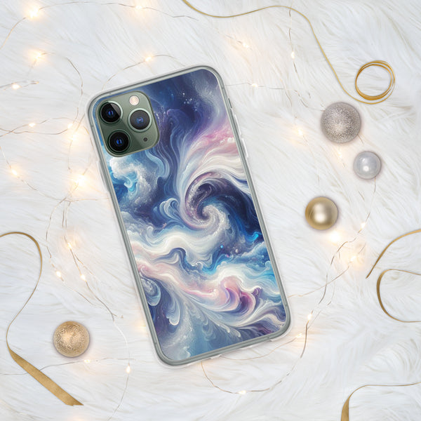 Cosmic Waves iPhone Case - A Splash of Stellar Style - iPhone 11 Pro - Tech Accessories