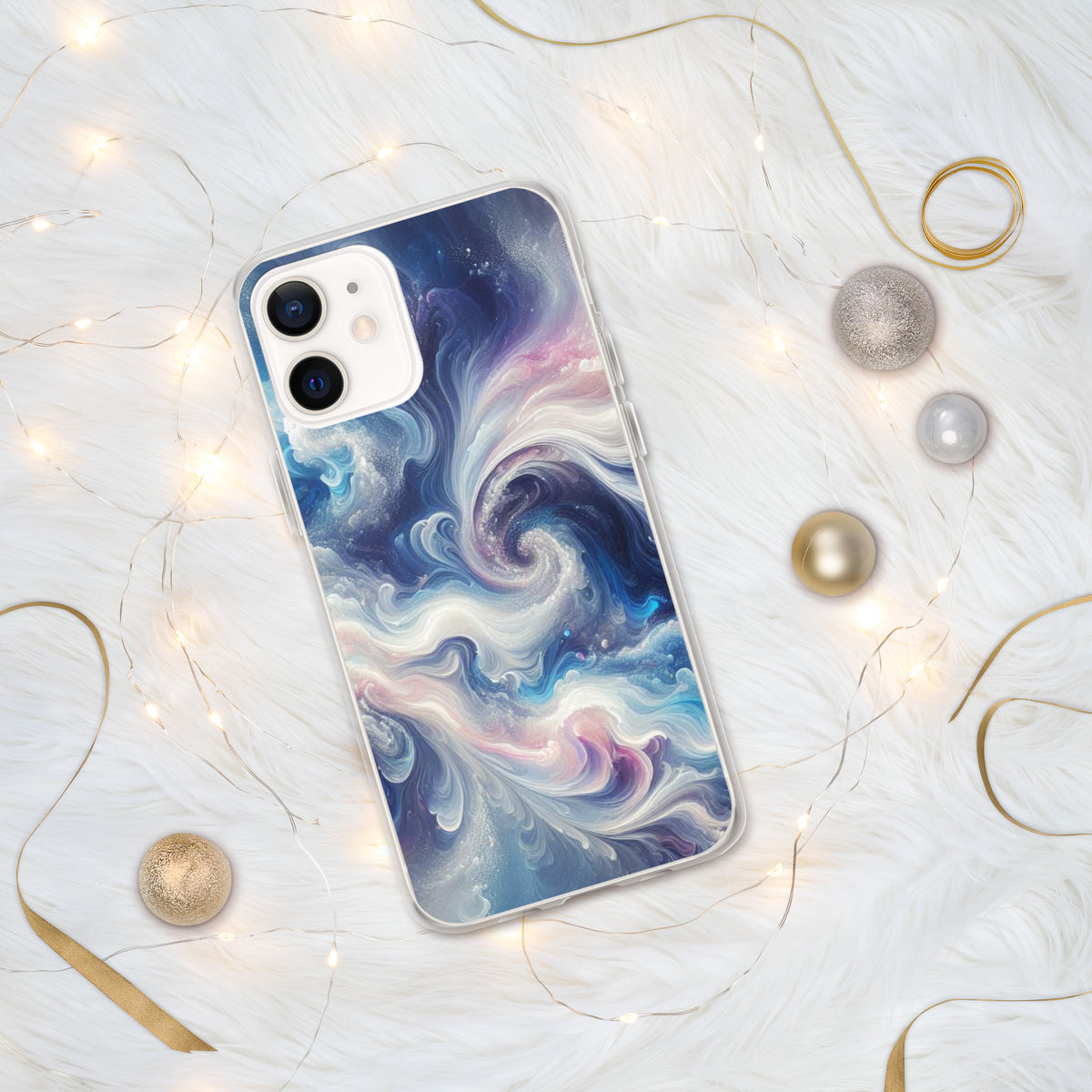 Cosmic Waves iPhone Case - A Splash of Stellar Style - iPhone 12 - Tech Accessories