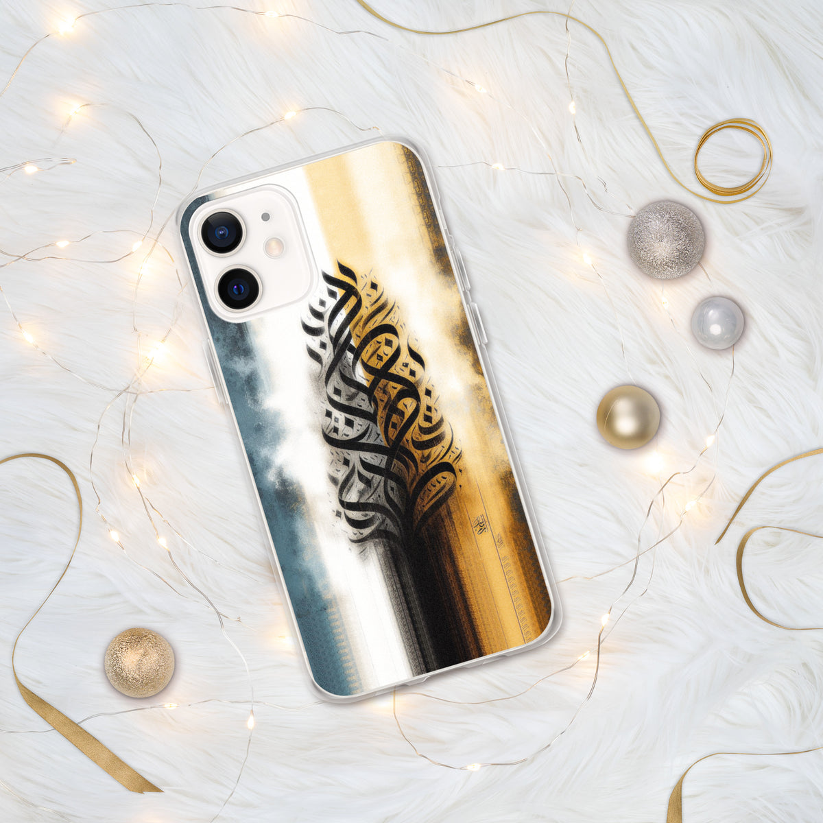 Cultural Elegance - Intricate Arabic Calligraphy Case - iPhone 12 - Tech Accessories